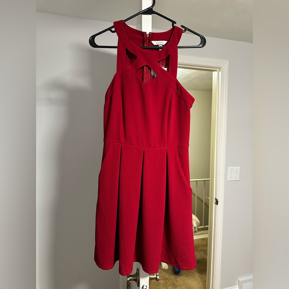 Red dress size medium